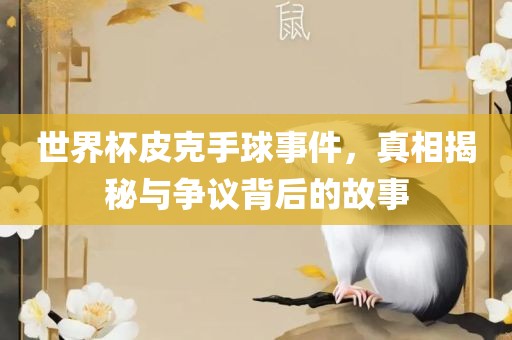 世界杯皮克手球事件，真相揭秘与争议背后的故事