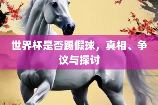 世界杯是否踢假球，真相、争议漯河市盈旭机械设备有限公司与探讨
