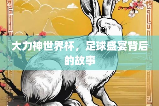 大力神世界杯，足球盛宴背后的故事漯河市盈旭机械设备有限公司