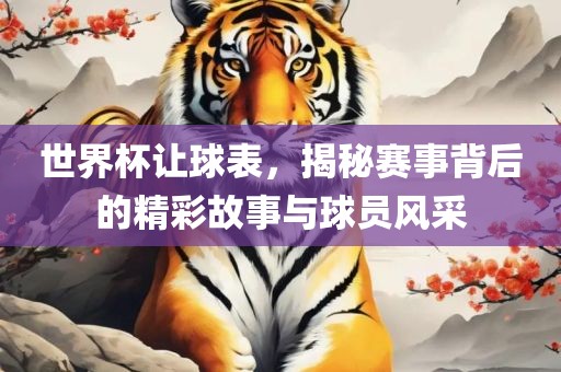 世界杯让球表，漯河市盈旭机械设备有限公司揭秘赛事背后的精彩故事与球员风采