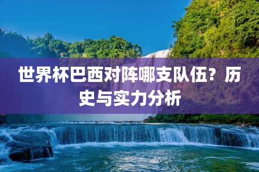 世界杯巴西对阵哪支队伍？历史与实力分析