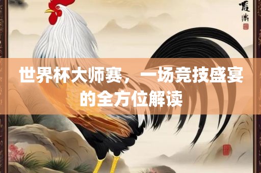 世界杯大师赛，一场竞技盛宴的全方位解读