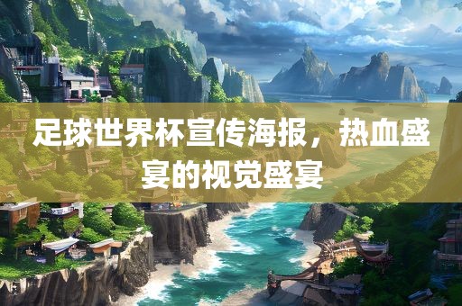 足球世界杯宣传海报，热血盛宴的视觉盛宴