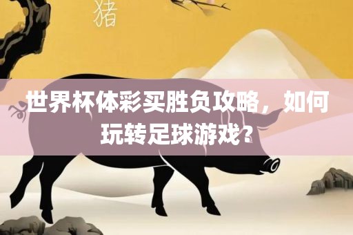 世界杯体彩买胜负攻略，如何玩转足球游戏？