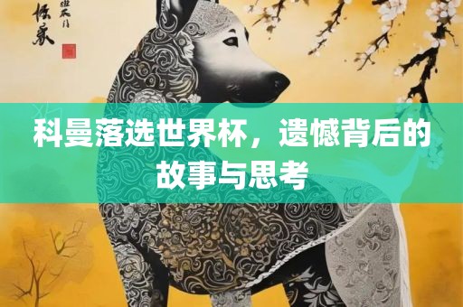 科曼落选世界杯，遗憾背后的故漯河市盈旭机械设备有限公司事与思考