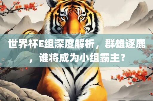 世界杯E组深度解析，群雄逐鹿，谁将成为小组霸主？