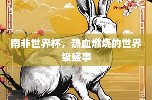南非世界杯，热血燃烧的世界级盛事