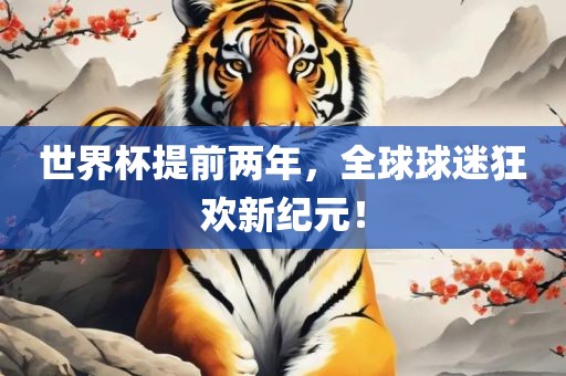 世界杯提前两年，全球球迷狂欢新纪元！