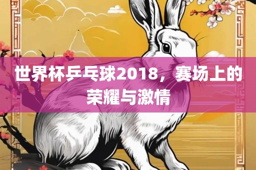 世界杯乒乓球2018，赛场上的荣耀与激情