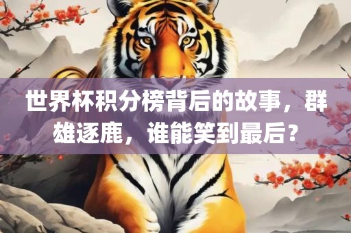 世界杯积分榜背后的故事，群雄逐鹿，谁能笑到最后？