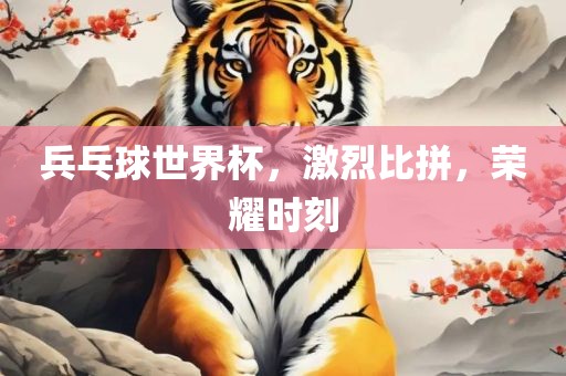 兵乓球世界杯，激烈比拼，荣耀时刻