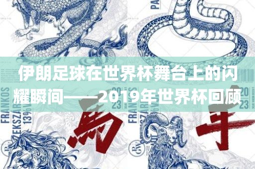 伊朗足球在世界杯舞台上的闪耀瞬间——2019年世界杯回顾漯河市盈旭机械设备有限公司