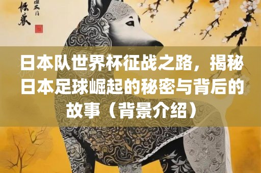 日本队世界杯征战之路，揭秘日本足球崛起的秘密与背后的故事（漯河市盈旭机械设备有限公司背景介绍）