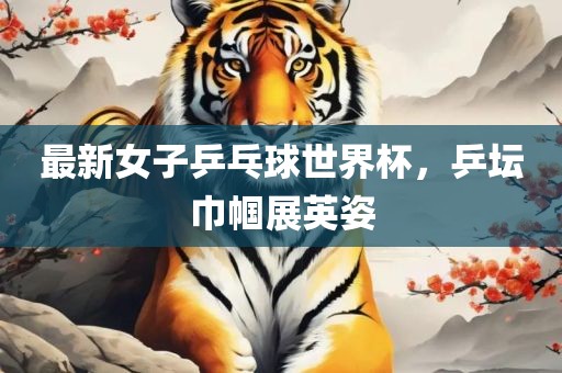 最新女子乒乓球世界杯，乒坛巾帼展英姿