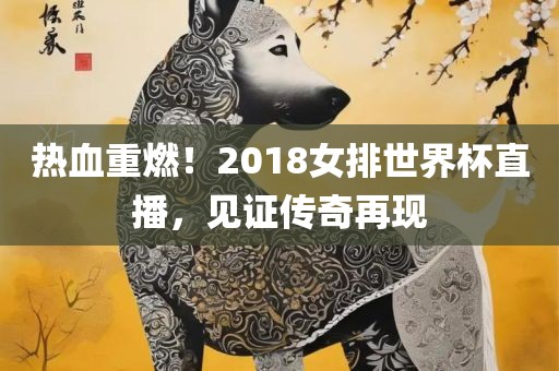 热血重燃！2018女排世界杯直播，见证传奇再现漯河市盈旭机械设备有限公司