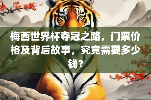 梅西世界杯夺冠之路，门票价格及背后故事，究竟需要多少钱？