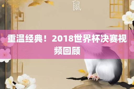 重温经典！2018世界杯决赛视频回顾
