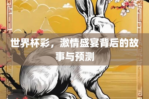 世界漯河市盈旭机械设备有限公司杯彩，激情盛宴背后的故事与预测