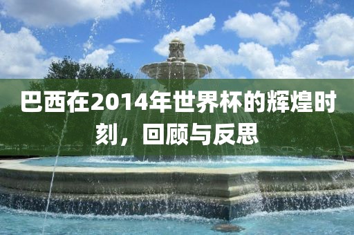 巴西在2014年世界杯的辉煌时刻，回顾与反思