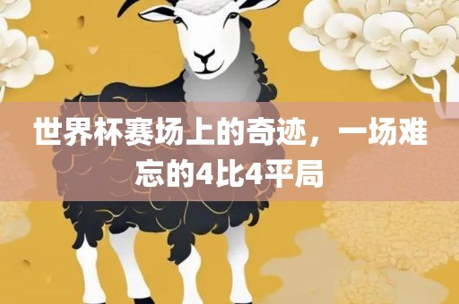 世界杯赛场上的奇迹，一场难忘的4比4平局