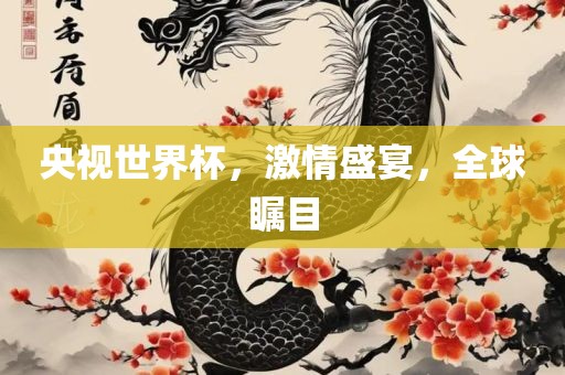 央视世界杯，激情盛宴，全球瞩目
