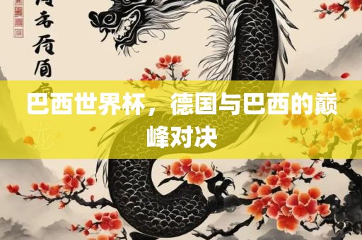巴西世界杯，德国与巴西的巅峰对决