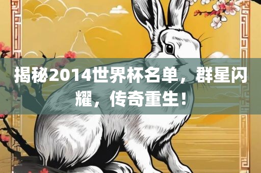 揭秘2014世界杯名单，群星闪耀，传奇重生！