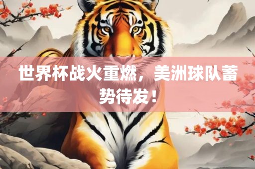 世界杯战火重燃，美洲球队蓄势待发！