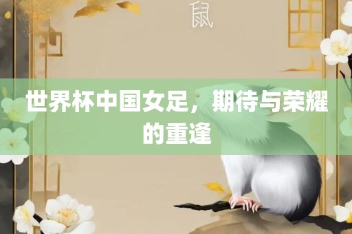 世界杯中国女足，期待与荣耀的重逢