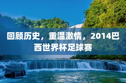 回顾历史，重温激情，2014巴西世界杯足球赛