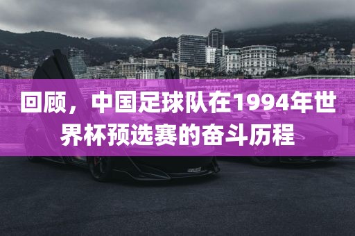 回顾，中国足球队在1994年世界杯预选赛的奋斗历程