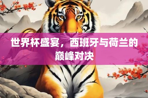 世界杯盛宴，西班牙与荷兰的巅峰对决