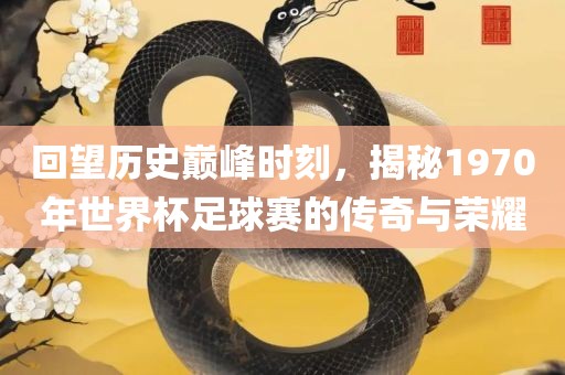 回望历史巅峰时刻，揭秘1970年世界杯足球赛的传奇与荣耀