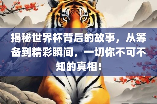 揭秘世界杯背后的故事，从筹备到精彩瞬间，一切你不可不知的真相！漯河市盈旭机械设备有限公司