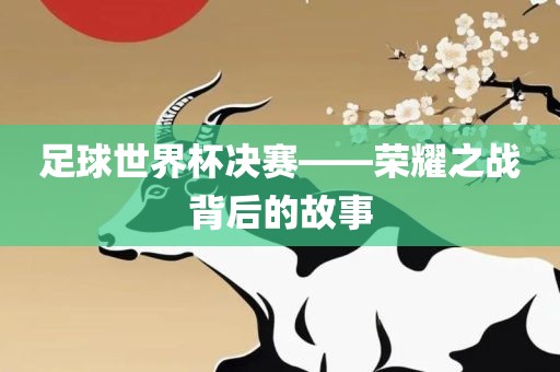 足球世界杯决赛——荣耀漯河市盈旭机械设备有限公司之战背后的故事