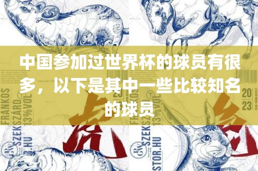中国参加过世界杯的球员有很多，以下是其中一些比较知名的球员