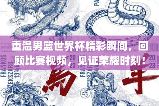 重温男篮世界杯精彩瞬间，回顾比赛视频，见证荣耀时刻！漯河市盈旭机械设备有限公司