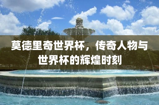 莫德里奇世界杯，传奇人物与世界杯的辉煌时刻