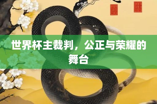 世界杯主裁判，公正与荣耀的舞台