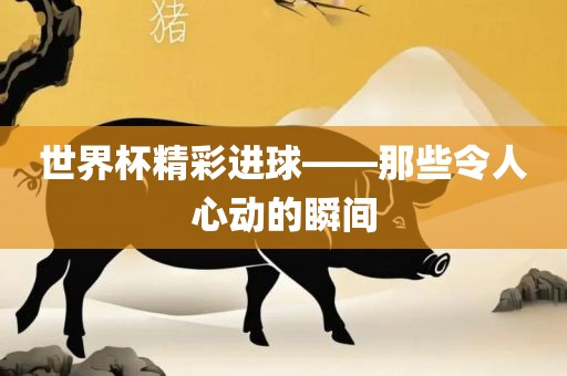 世界杯精彩进球——那些令人心动的瞬间