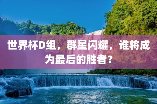 世界杯D组，群星闪耀，谁将成为最后的胜者？