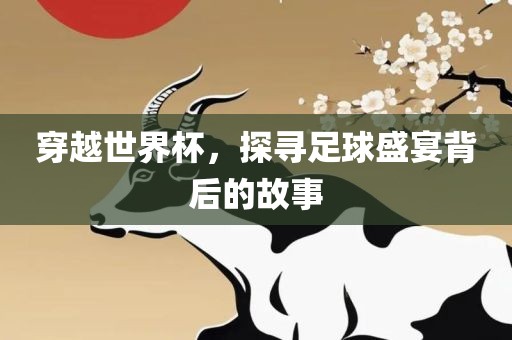 穿越世界杯，探寻足球盛宴背后的故事漯河市盈旭机械设备有限公司