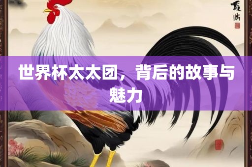 世界杯太太团，背后的故事与魅力