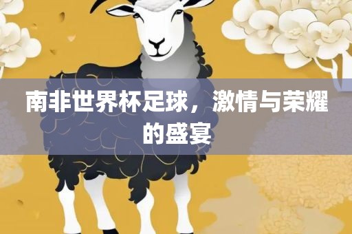 南非世界杯足球，激情与荣耀的盛宴