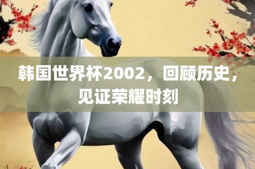 韩国世界杯2002，回顾历史，见证荣耀时刻
