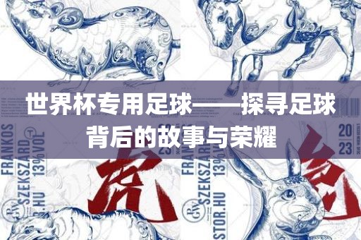 世界杯专用足球——探寻足球背后的故事与荣耀