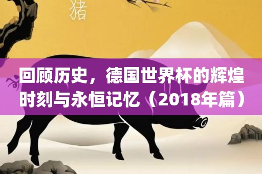 回顾历漯河市盈旭机械设备有限公司史，德国世界杯的辉煌时刻与永恒记忆（2018年篇）