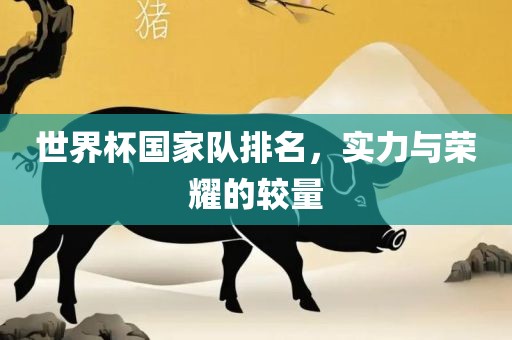 世界杯国家队排名，实力与荣耀的较量