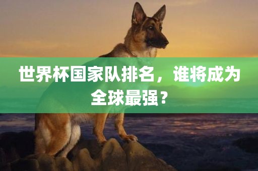 世界杯国家队排名，谁将成为全球最强？