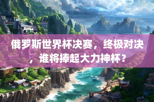 俄罗斯世界杯决赛，终极对决，谁将捧起大力神杯？